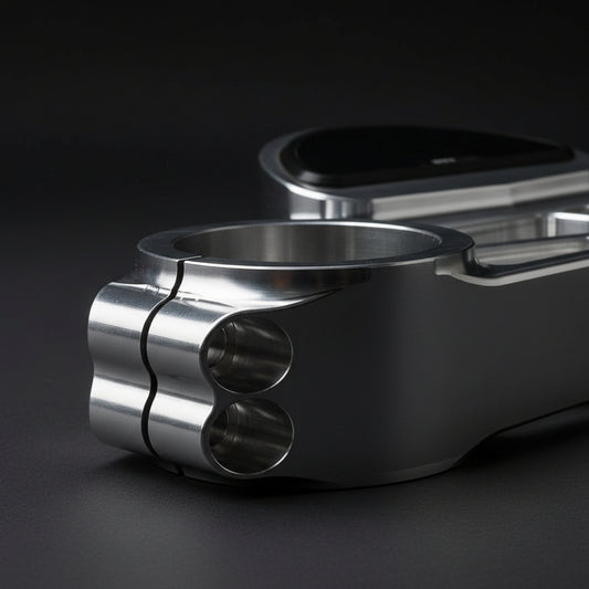 Custom Yoke with Clock Insert - Motogadget Motoscope Mini