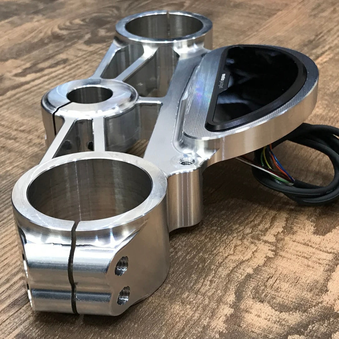 Custom Yoke with Clock Insert - Motogadget Motoscope Mini