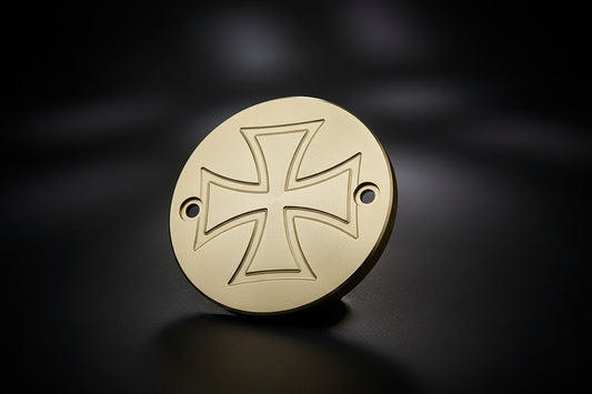 Harley Davidson Brass Points/Ignition Cover
