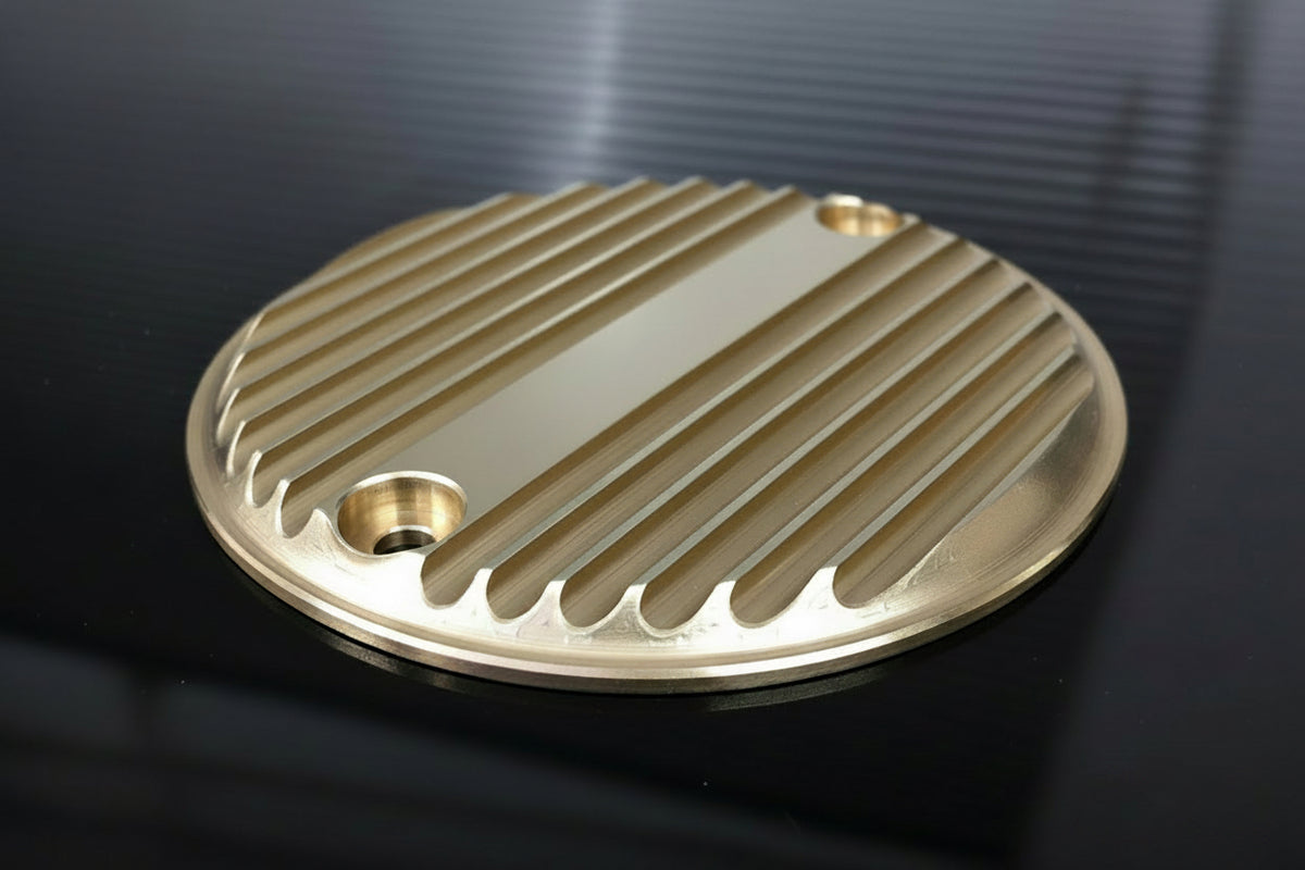 Harley Davidson Brass Points/Ignition Cover