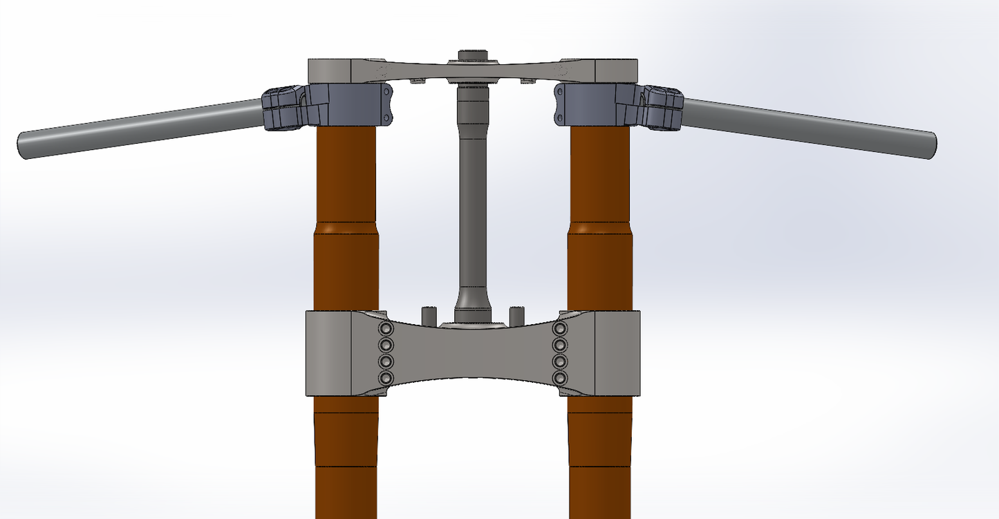 Streetfighter Style Yoke Set - Suzuki GSXR