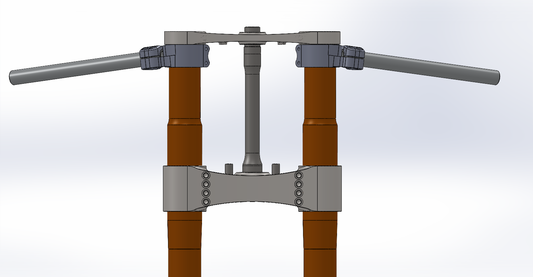 Streetfighter Style Yoke Set - Suzuki GSXR