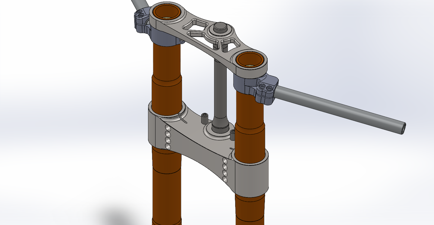 Streetfighter Style Yoke Set - Suzuki GSXR