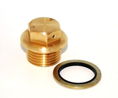 Differential Brass Top Up Bung & Dowty washer for Lotus