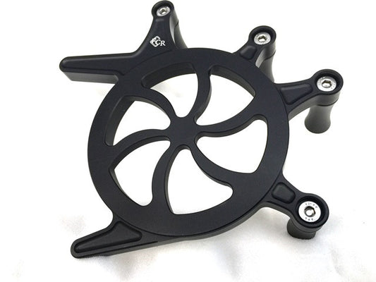 Triumph Front Sprocket Cover - Curved Spoke Design